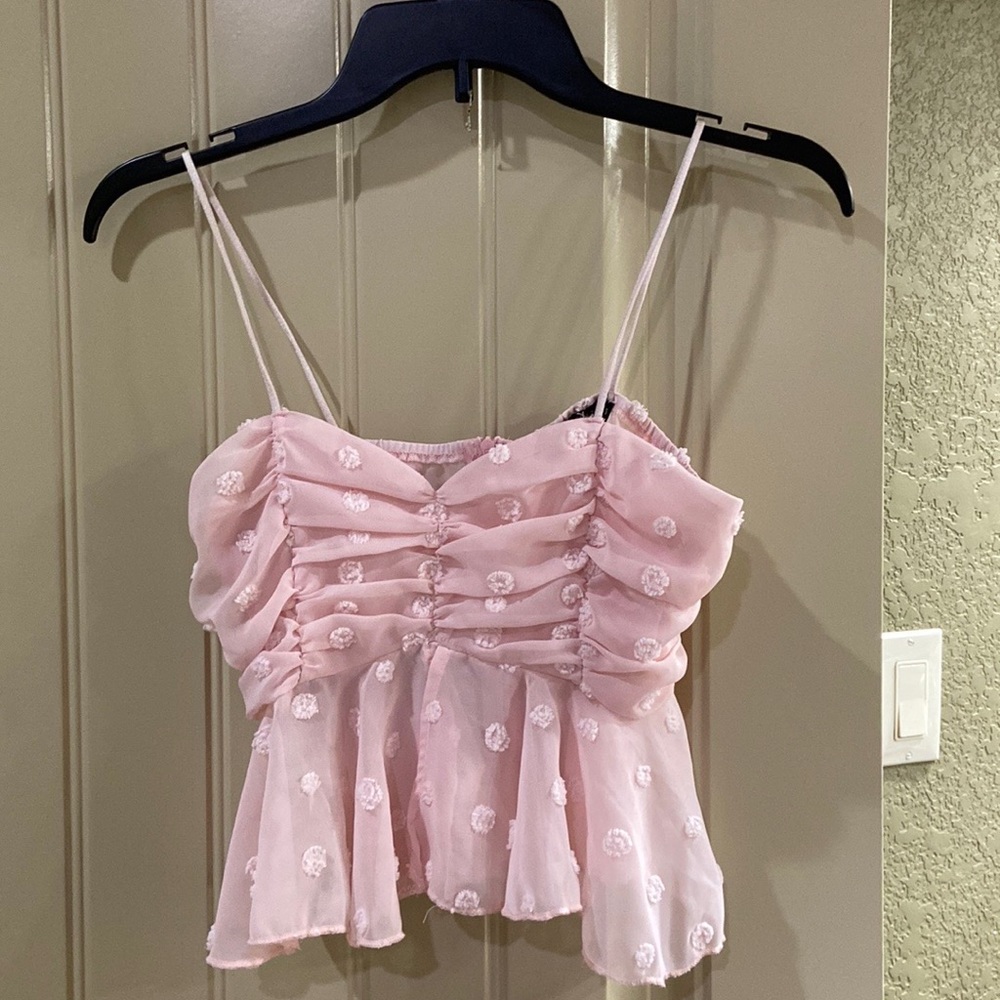 Spaghetti Strap Top by Double Crazy Brand.  GUC!